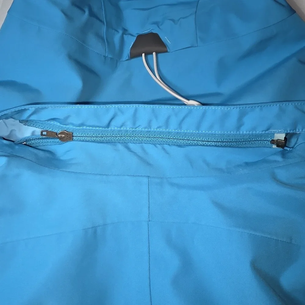Patagonia Powder Bowl Jacket Womens Med Goretex Recco Ski Snow Blue 2‎ Layer